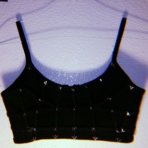 Black Crop Top
